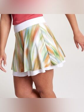 CALIA Women's Double Layer Mesh Golf Skort